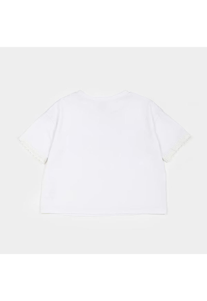 [HELLO KITTY 50th] short-sleeved T-shirt