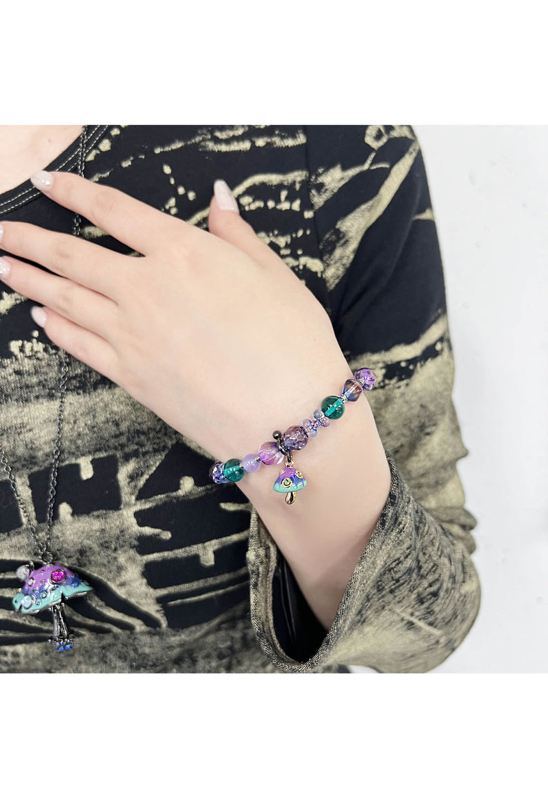 Mushroom motif bracelet