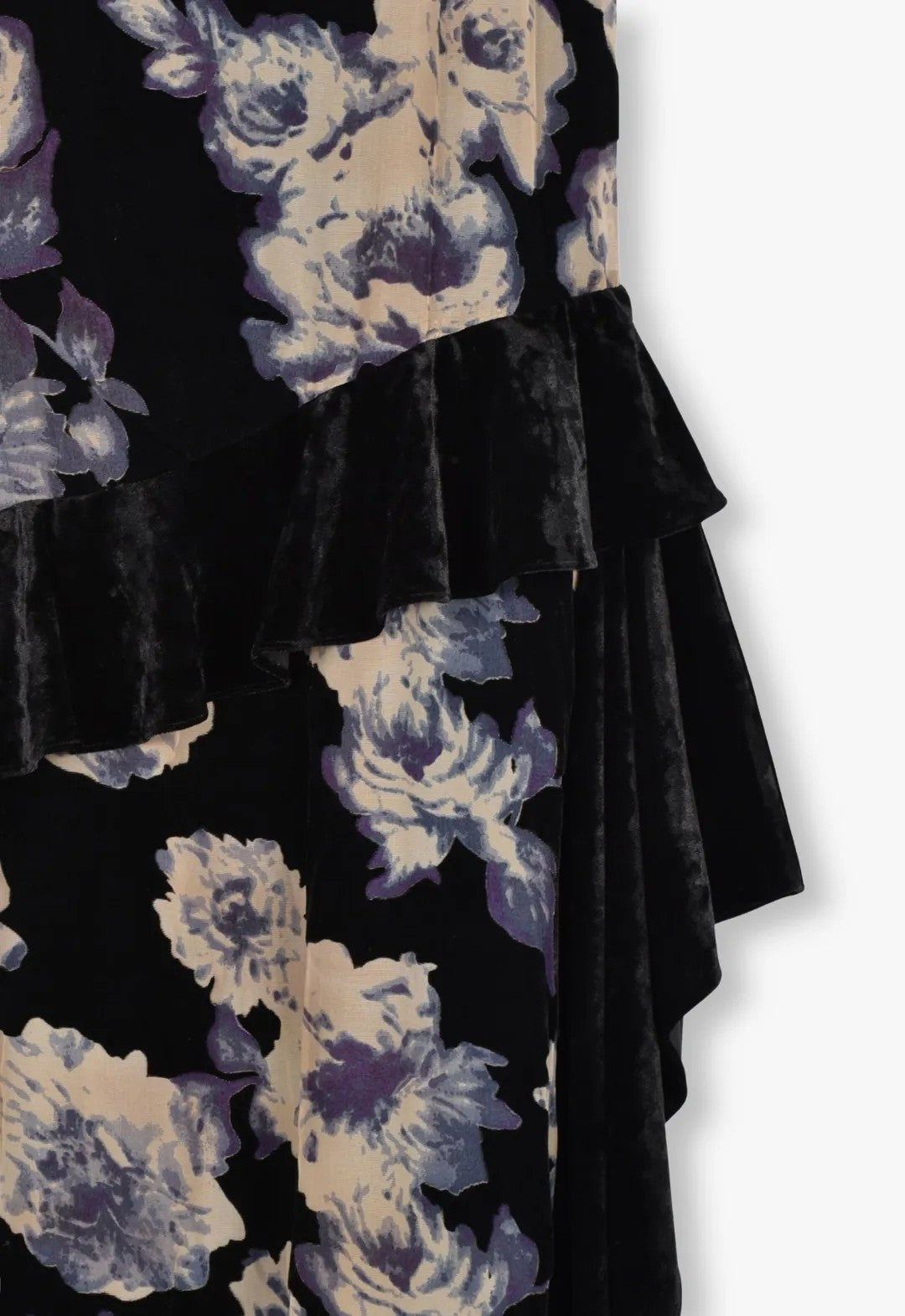 CABBAGE ROSE DEVORE MAXI DRESS