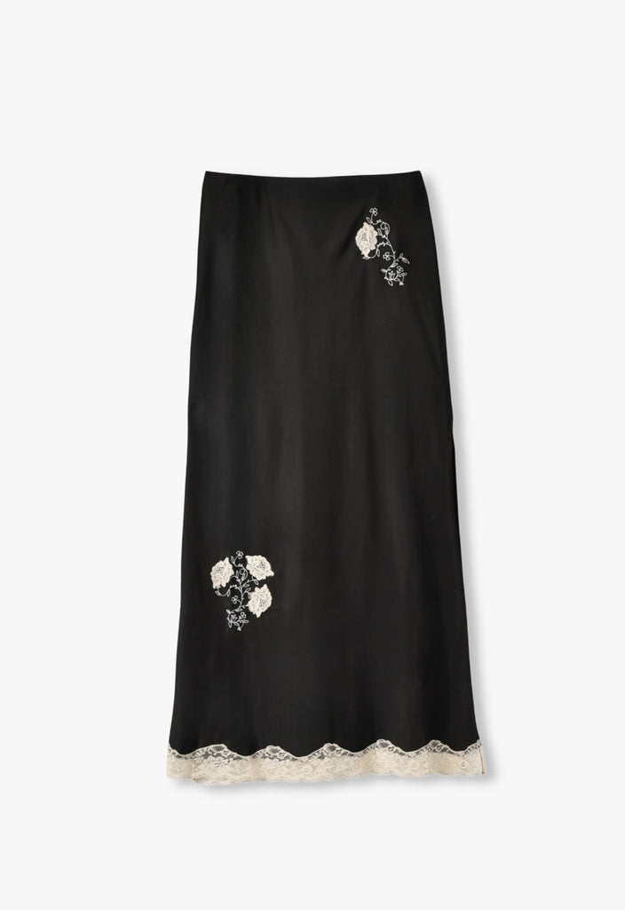 LINGERIE SATIN SKIRT