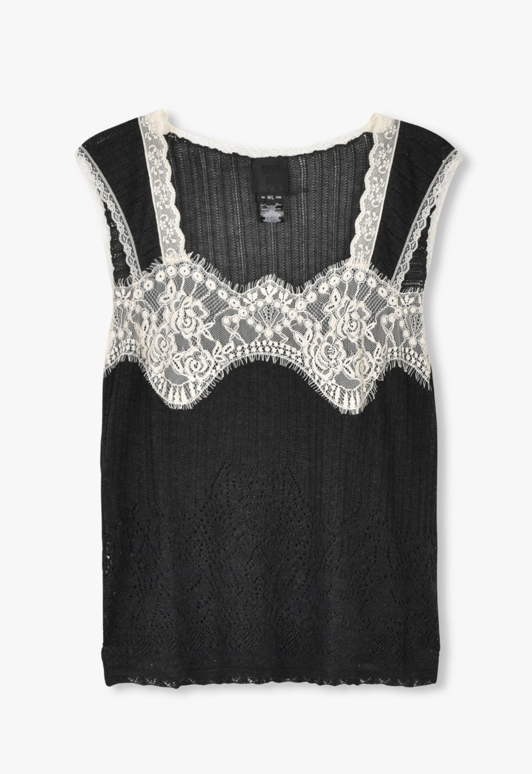 LINGERIE LACE KNIT CAMISOLE