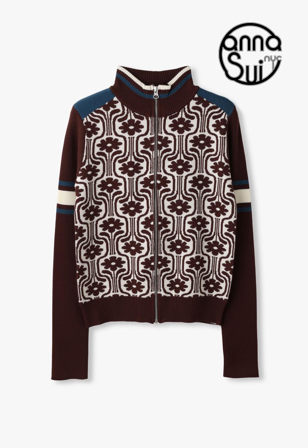Ski knit blouson