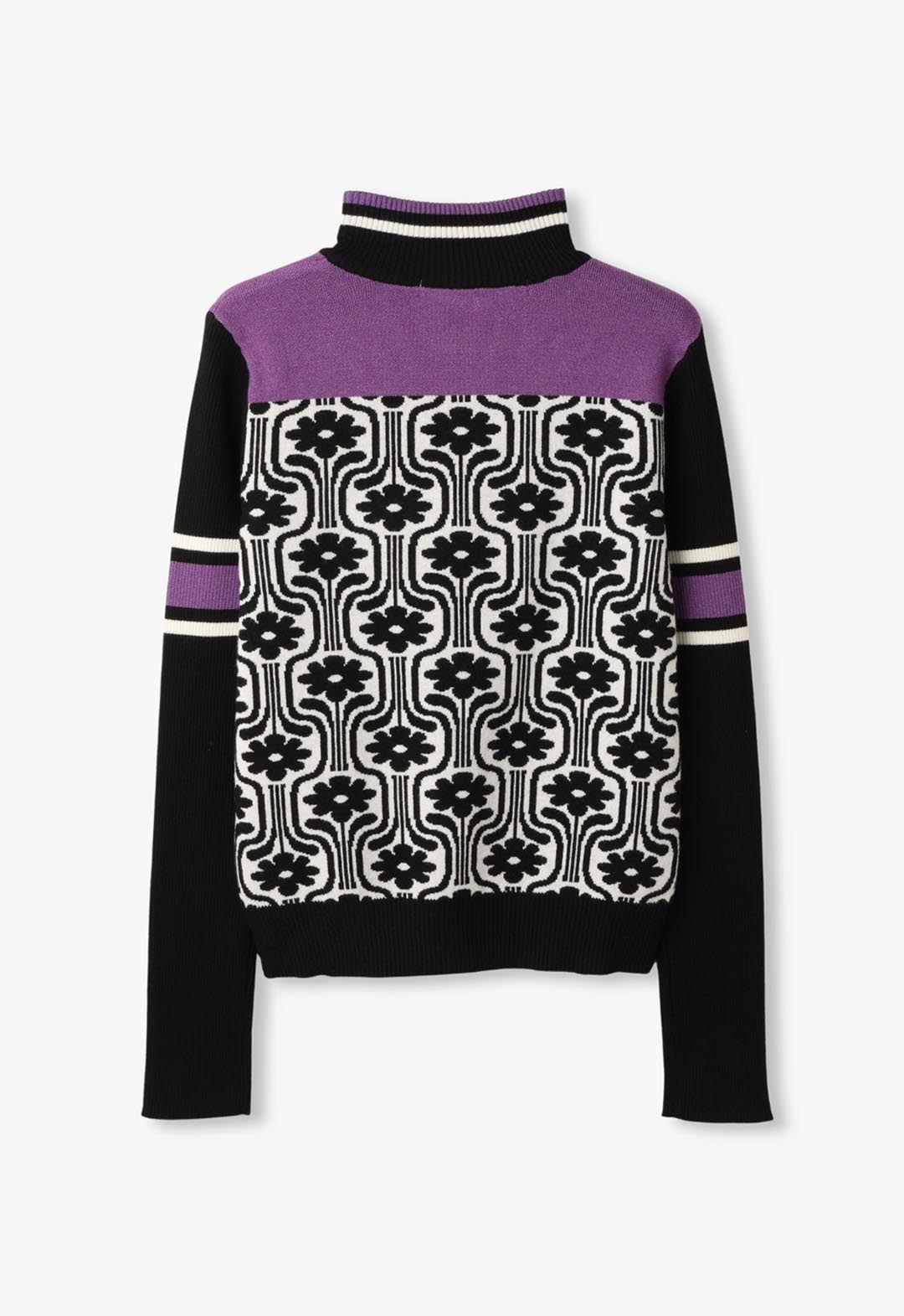 Ski knit blouson