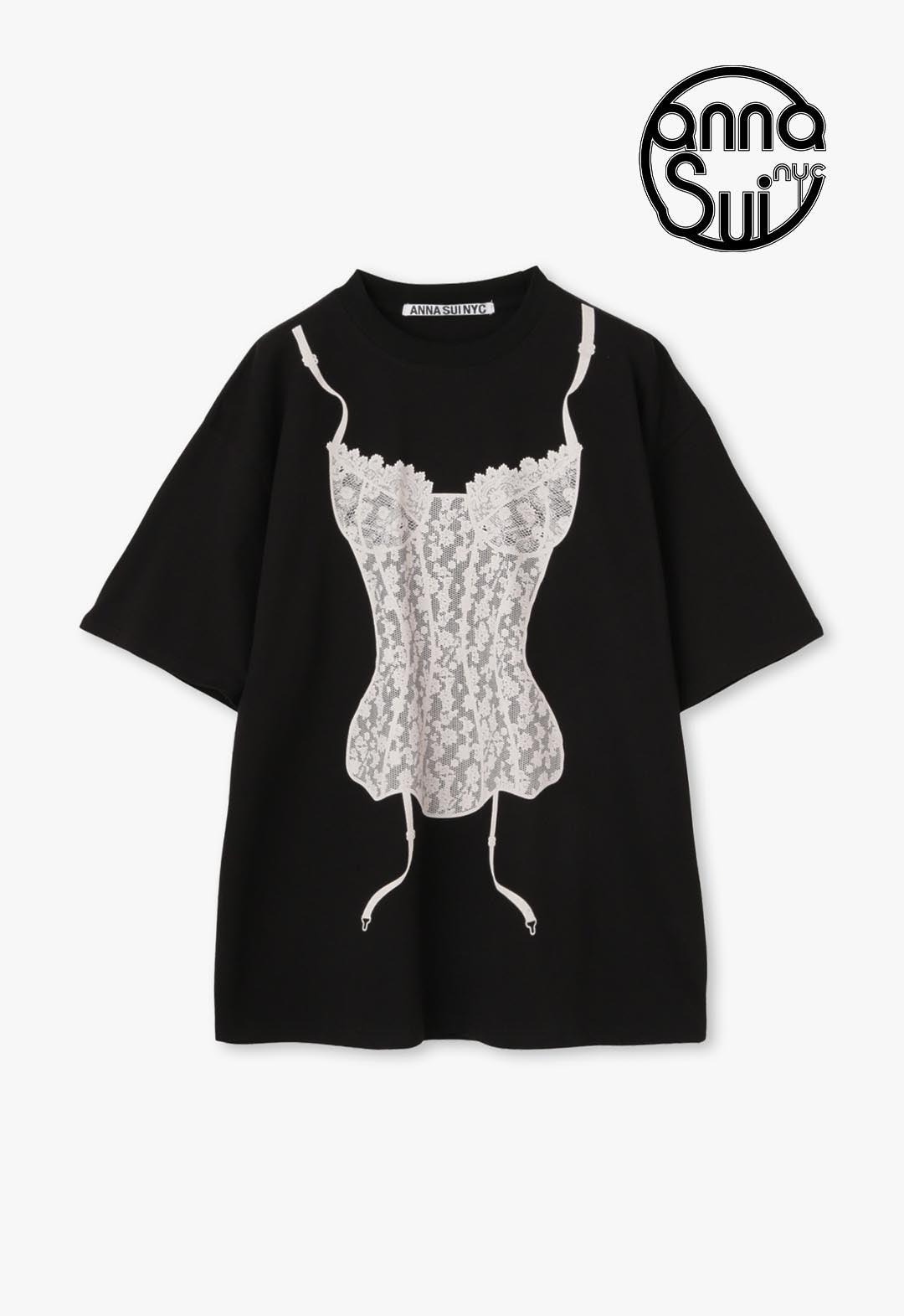 Lingerie print BIG T-shirt