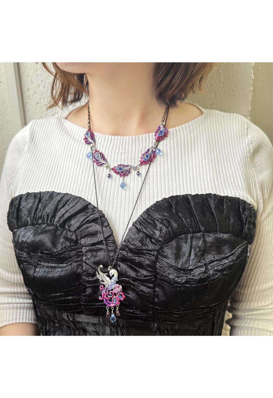 フェニックス　モチーフ　ネックレス