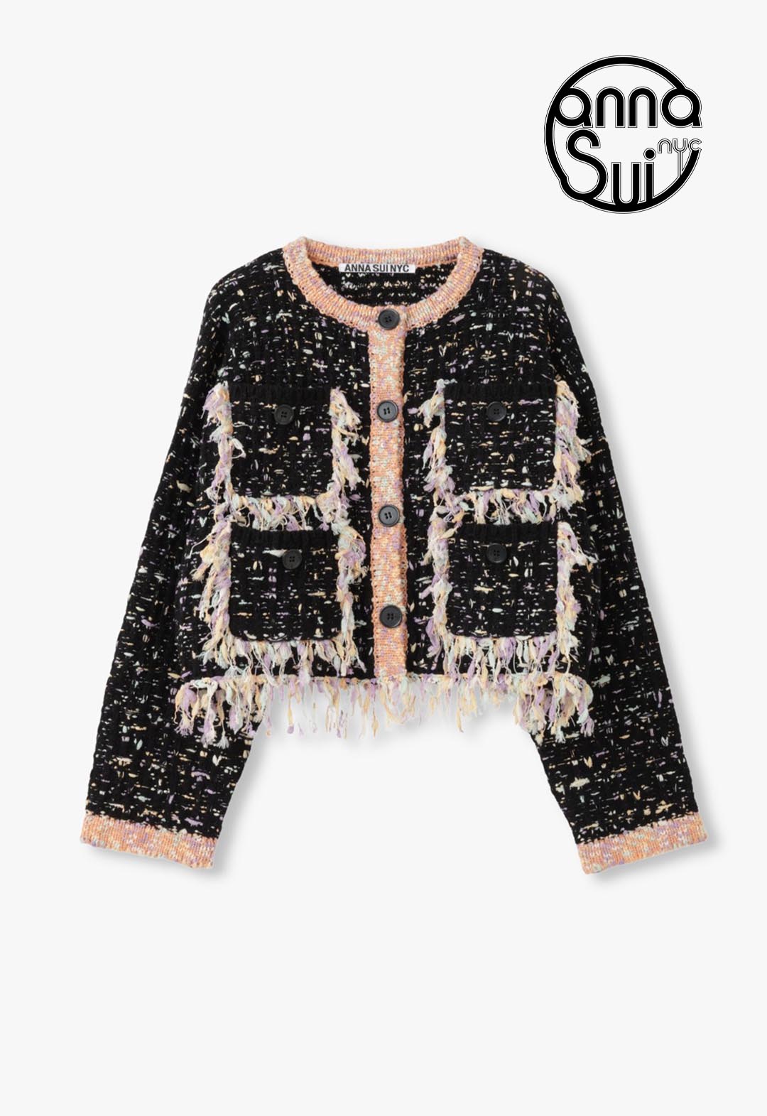 tweed knit jacket