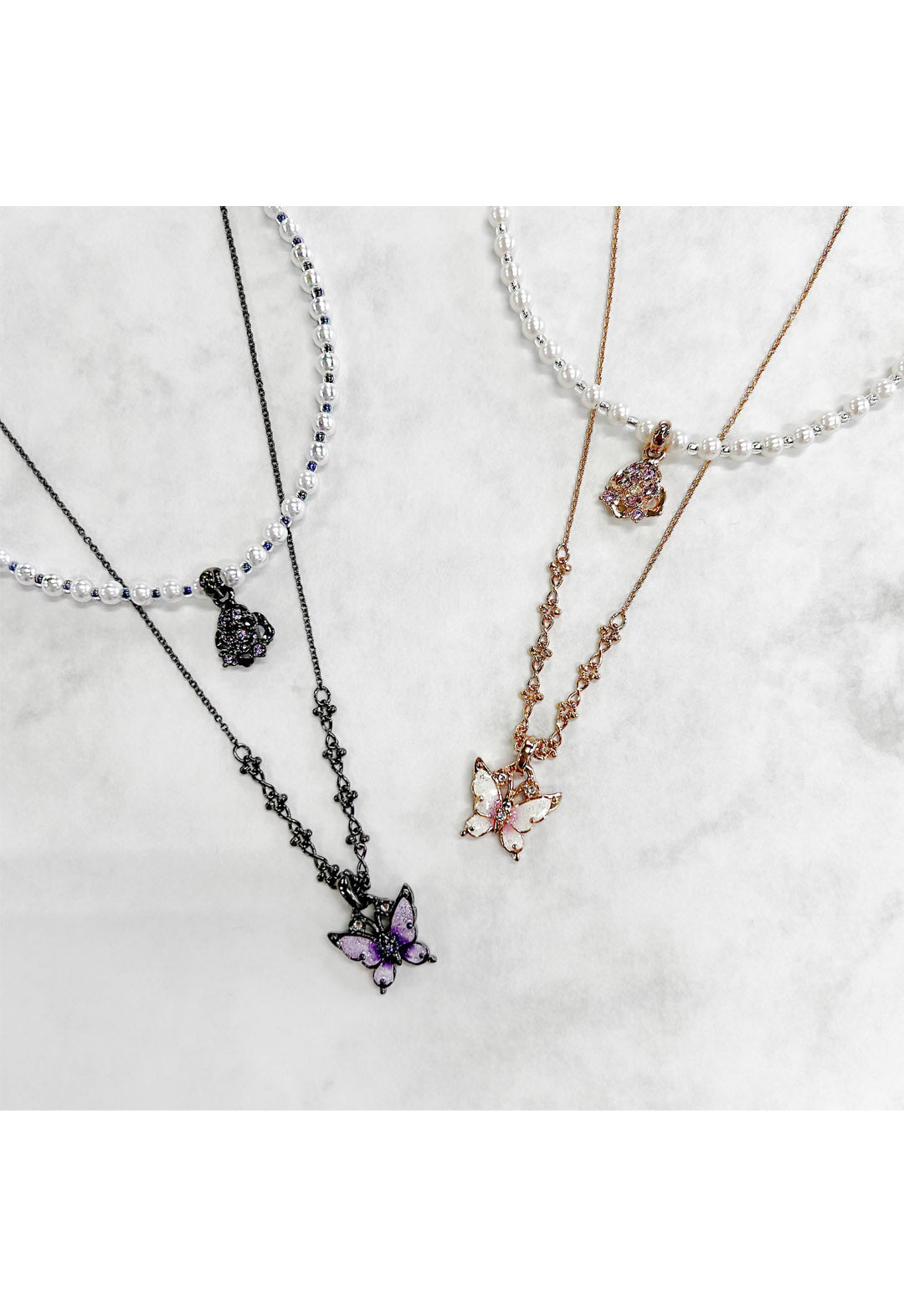 Limited Edition Box Included] Butterfly and rose motif 2
