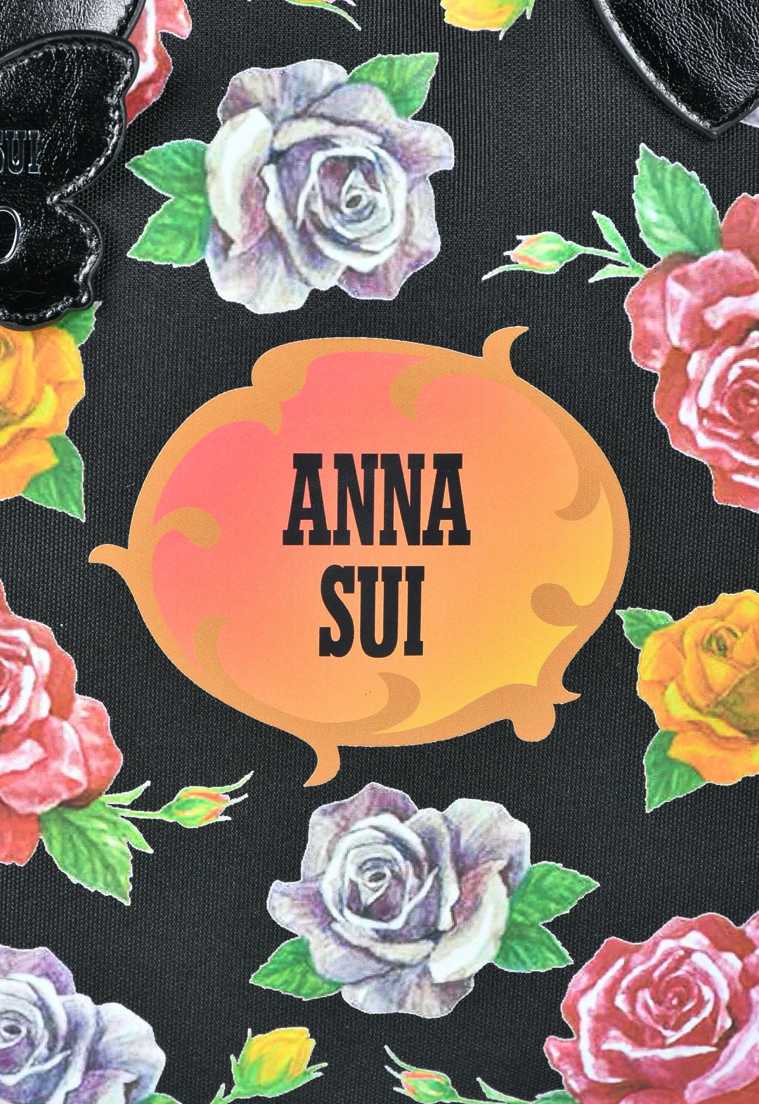 ANNA SUI アナスイバッグ 限定　牛革 カービングローズ柄 花柄　バラ アナ スイ JJ 50 ×ANNA SUI トートバッグ | ローズ バラ ギフト