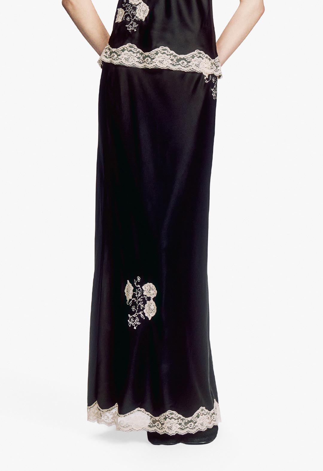 LINGERIE SATIN SKIRT