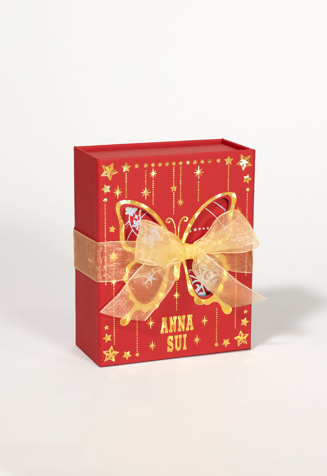 [Limited Edition Box Included] Butterfly and rose motif 2-piece necklace set