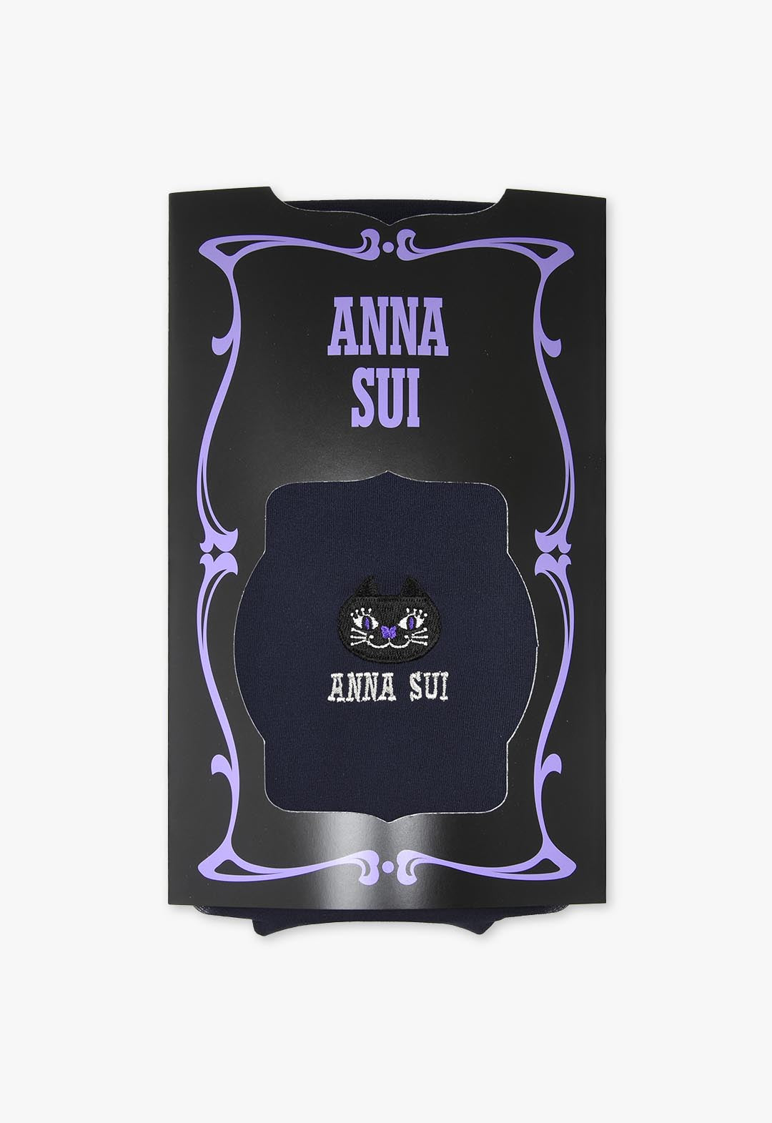 One-point logo embroidered tights