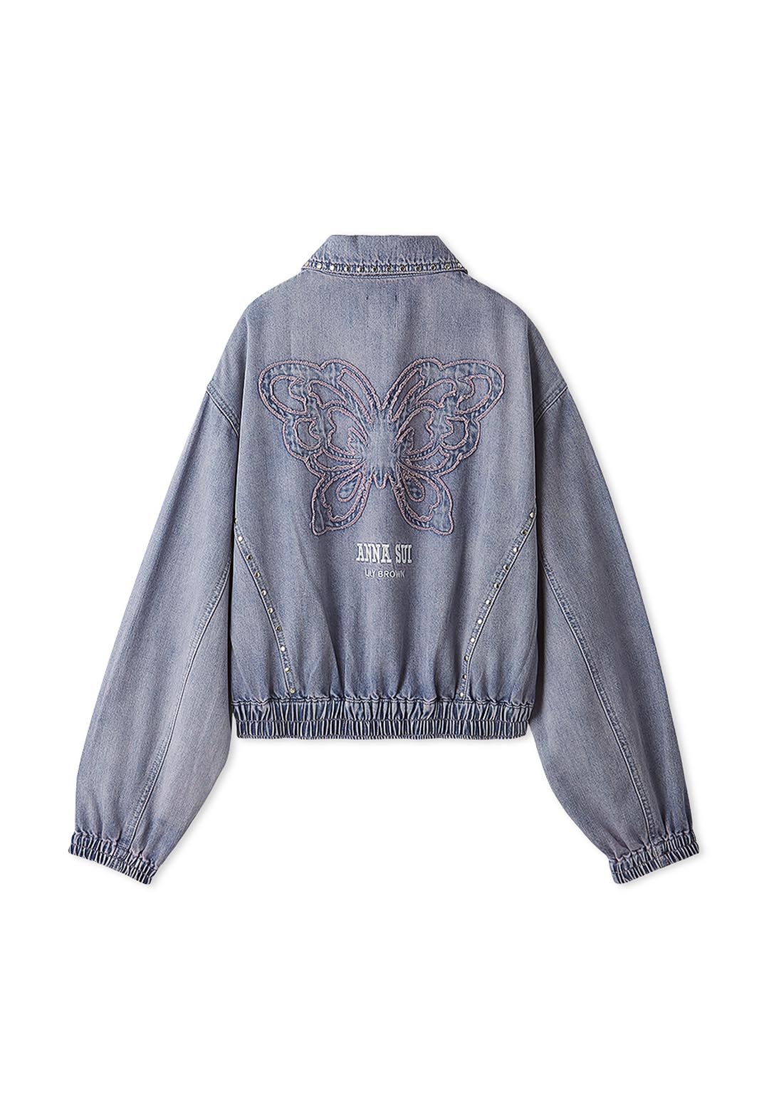 LILY BROWN×ANNA SUI】Studded Denim Shirt Blouson