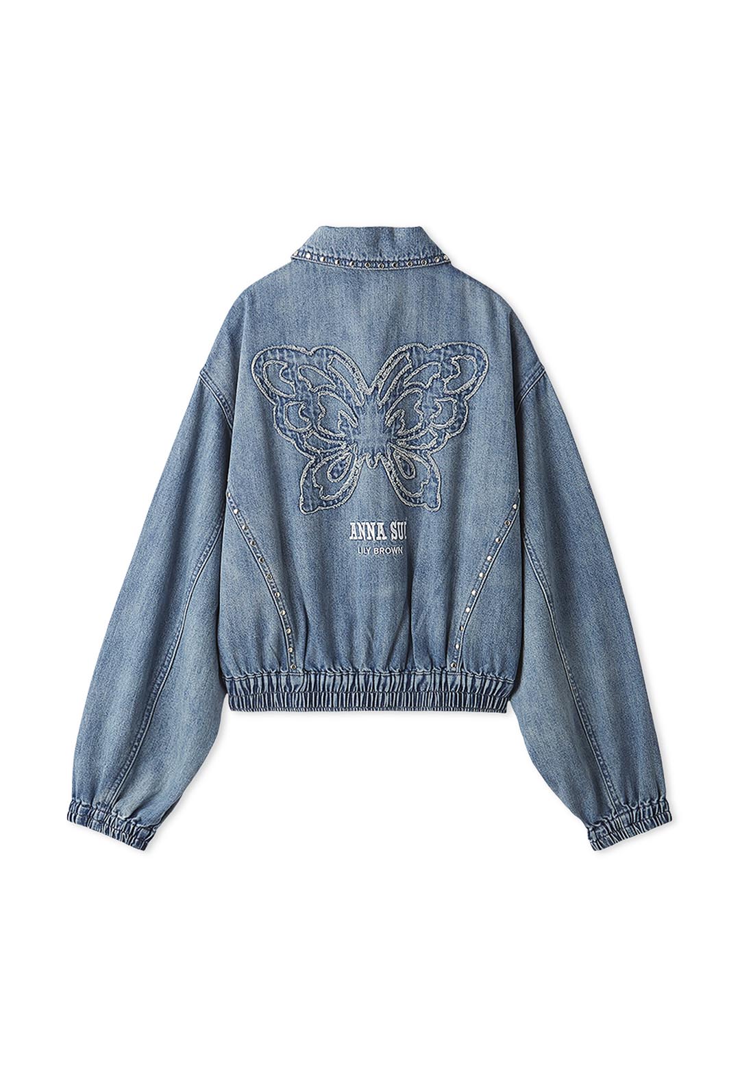 LILY BROWN×ANNA SUI】Studded Denim Shirt Blouson