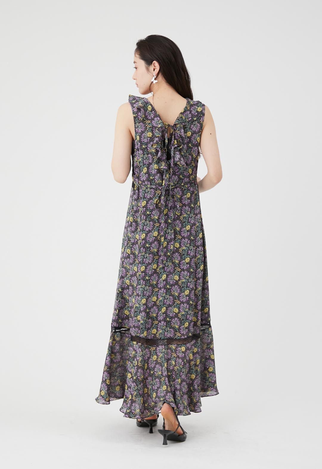 LILY BROWN×ANNA SUI】Flower Print Dress