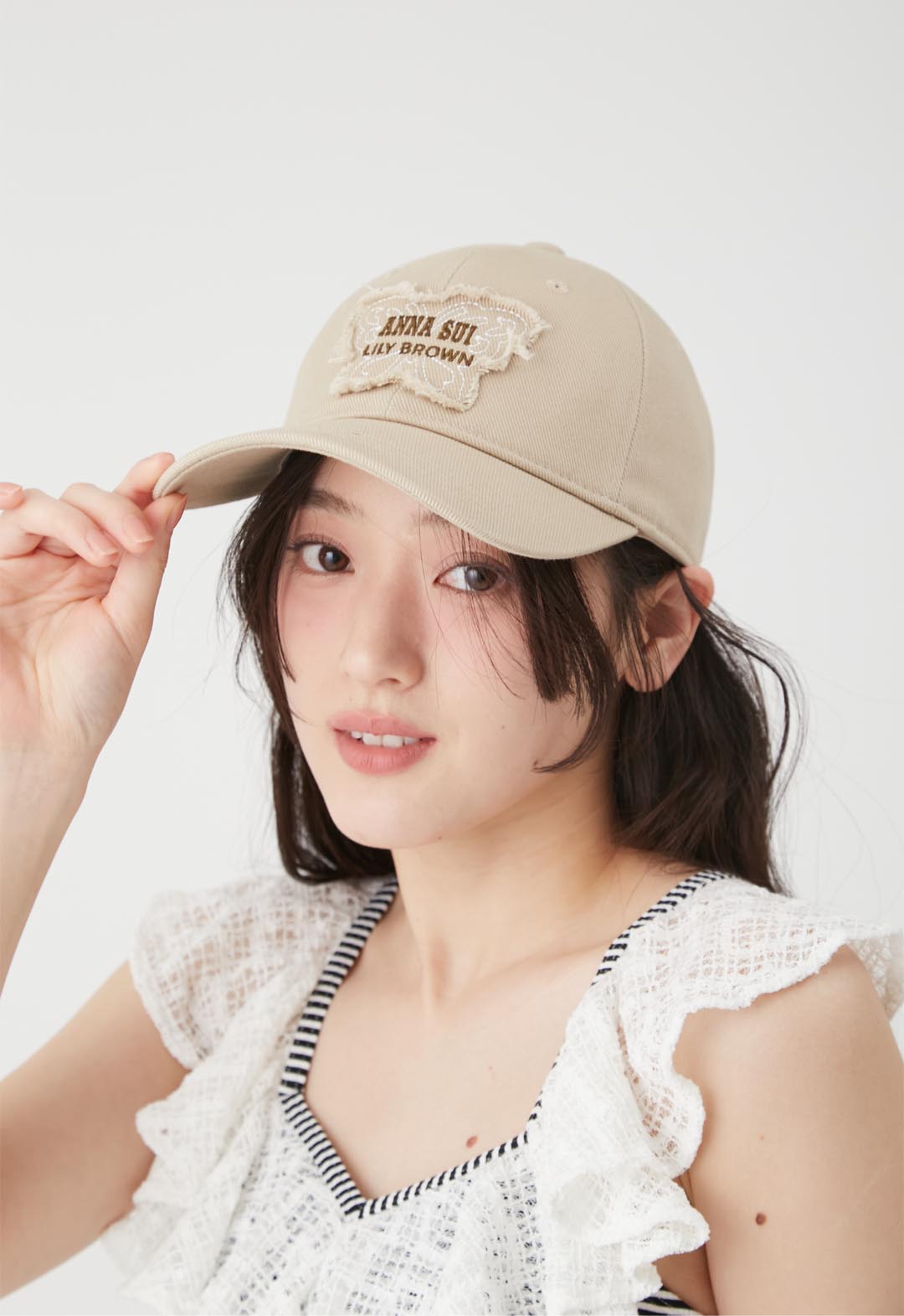 LILY BROWN×ANNASUI LILY BROWN×ANNA SUI】Butterfly Motif Cap