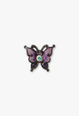 Butterfly unicorn motif earrings