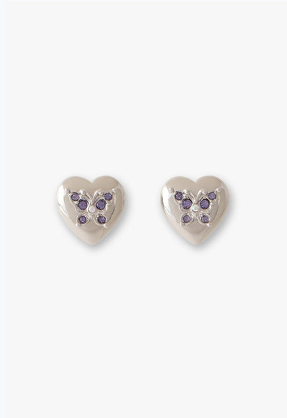 アナ スイ（ANNA SUI） ハート 蝶モチーフ ピアス | バタフライ ギフト