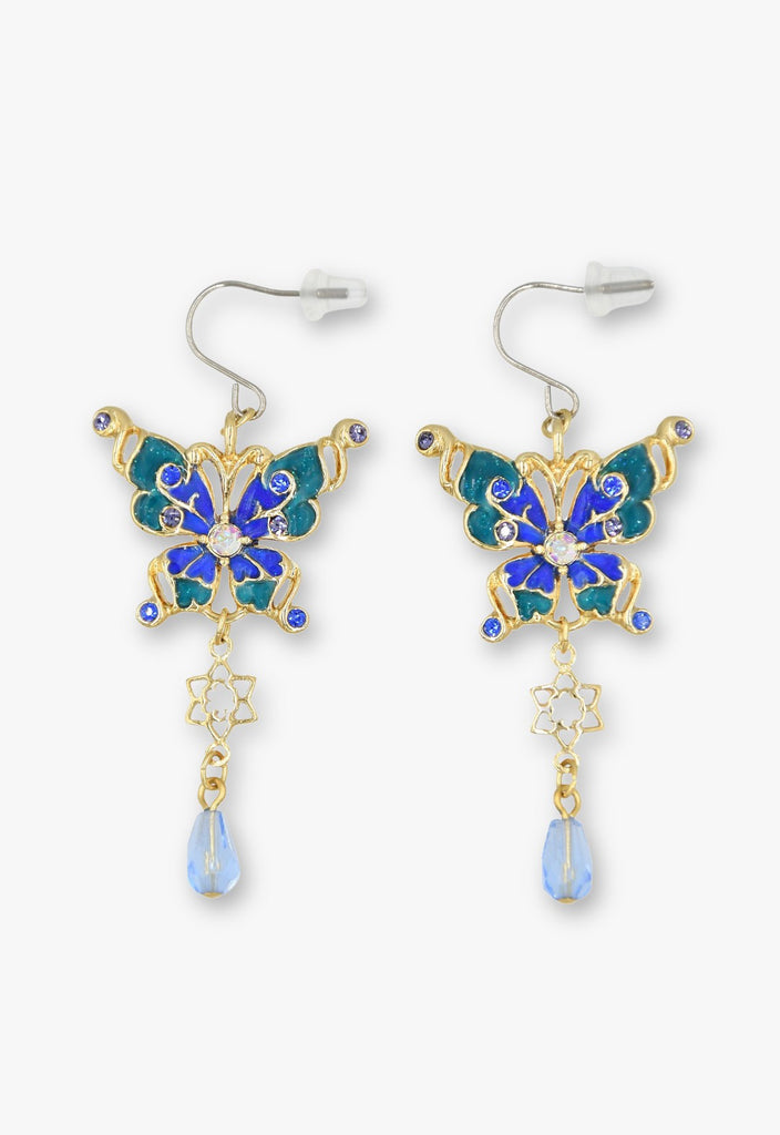 蝶モチーフ ピアス