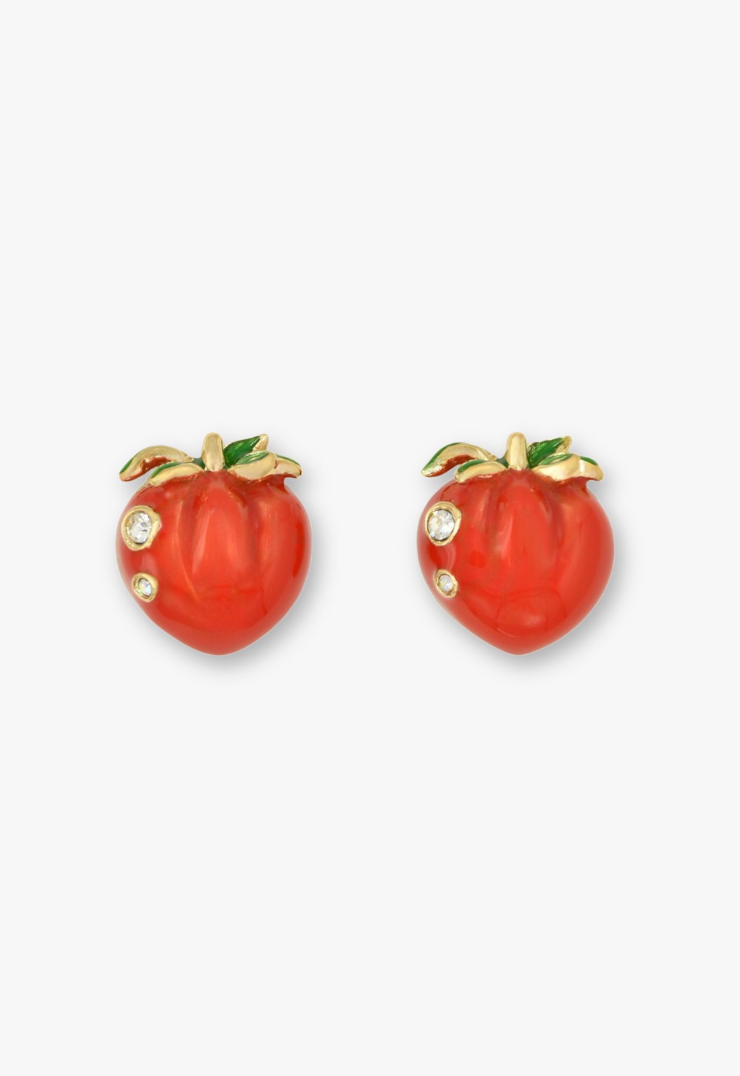 トマトモチーフ　ピアス