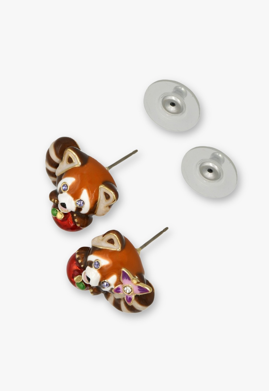 レッサーパンダモチーフ ピアス