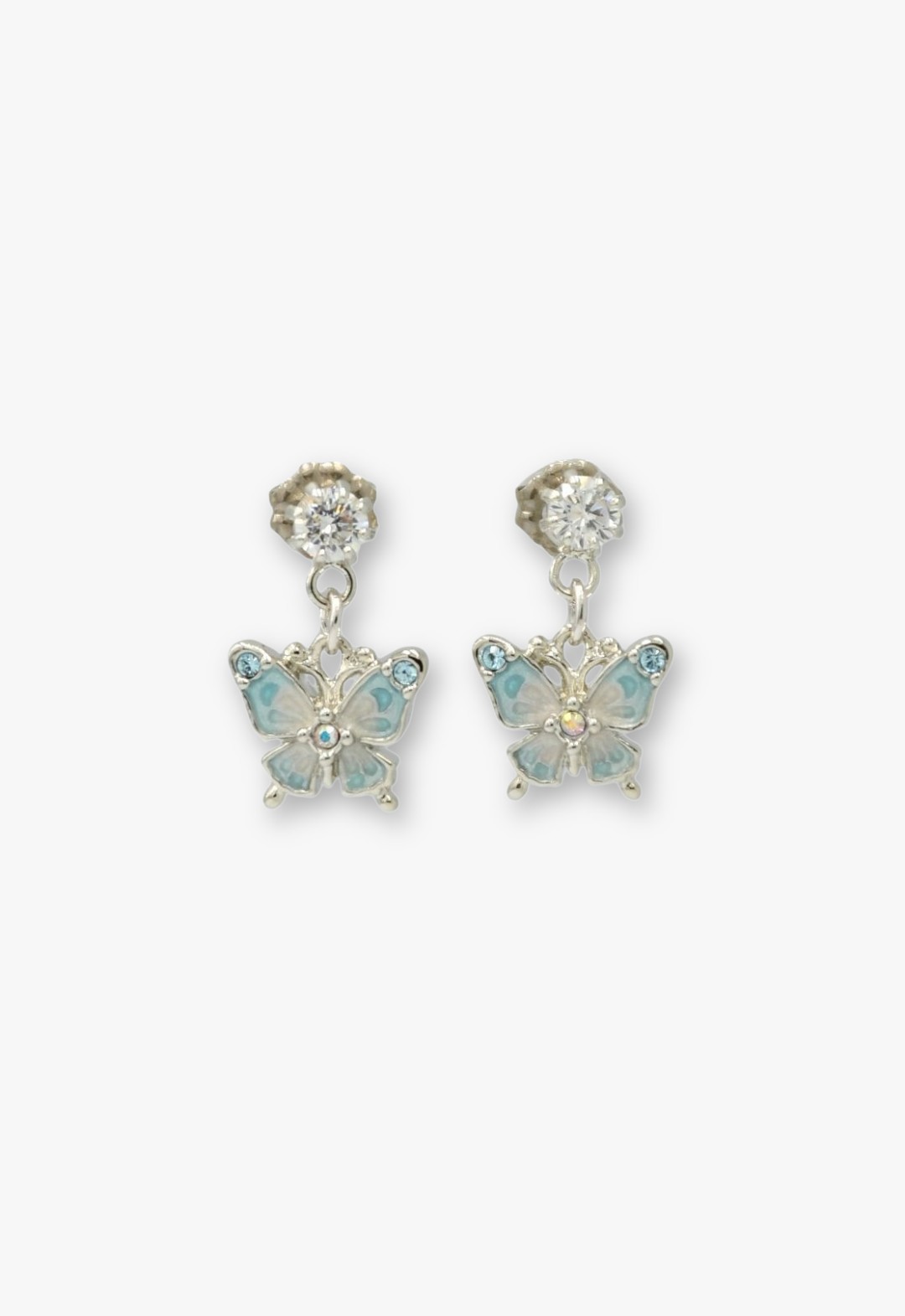 Butterfly motif 2WAY earrings