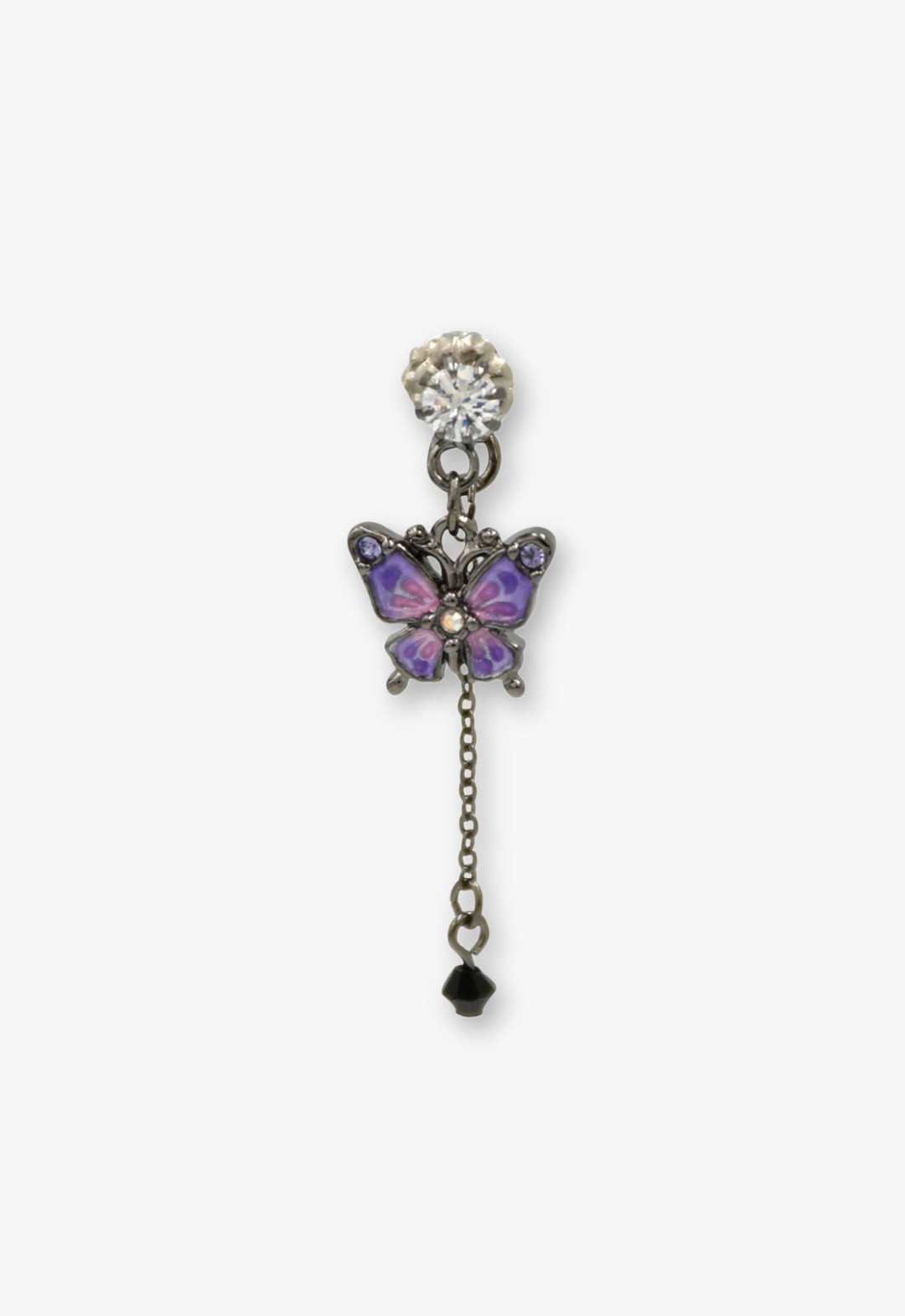 Butterfly motif 2WAY earrings