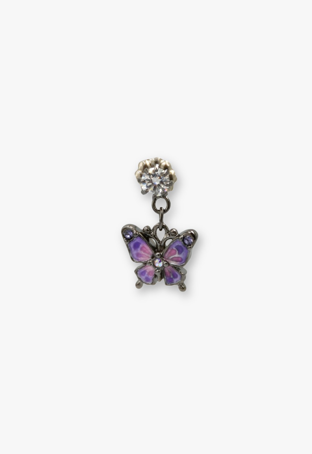 Butterfly motif 2WAY earrings