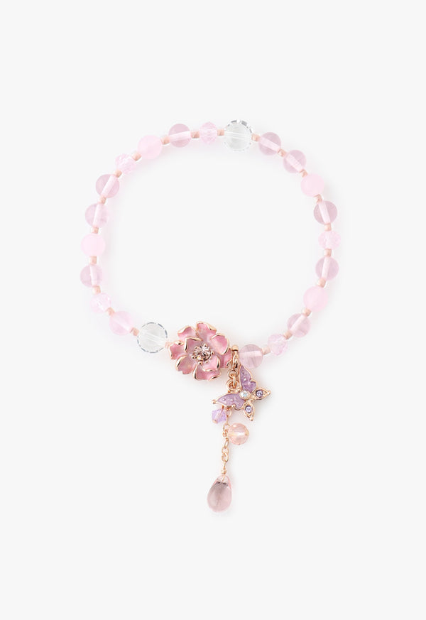 Yage cherry motif bracelet