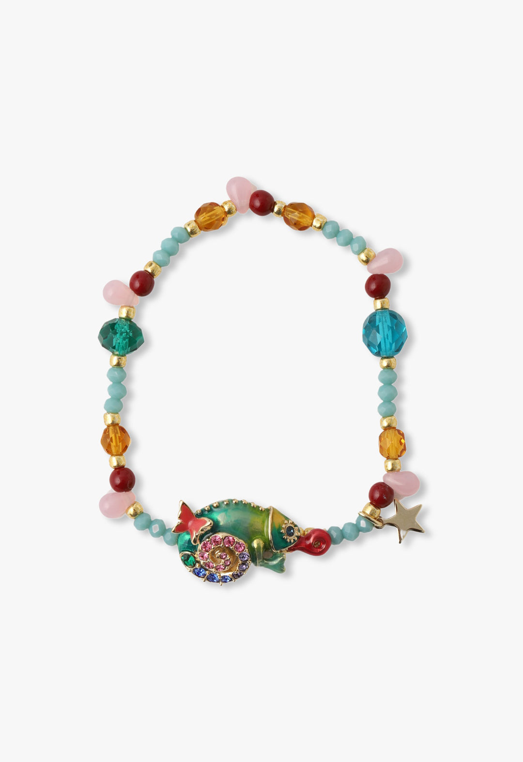 Chameleon motif bracelet