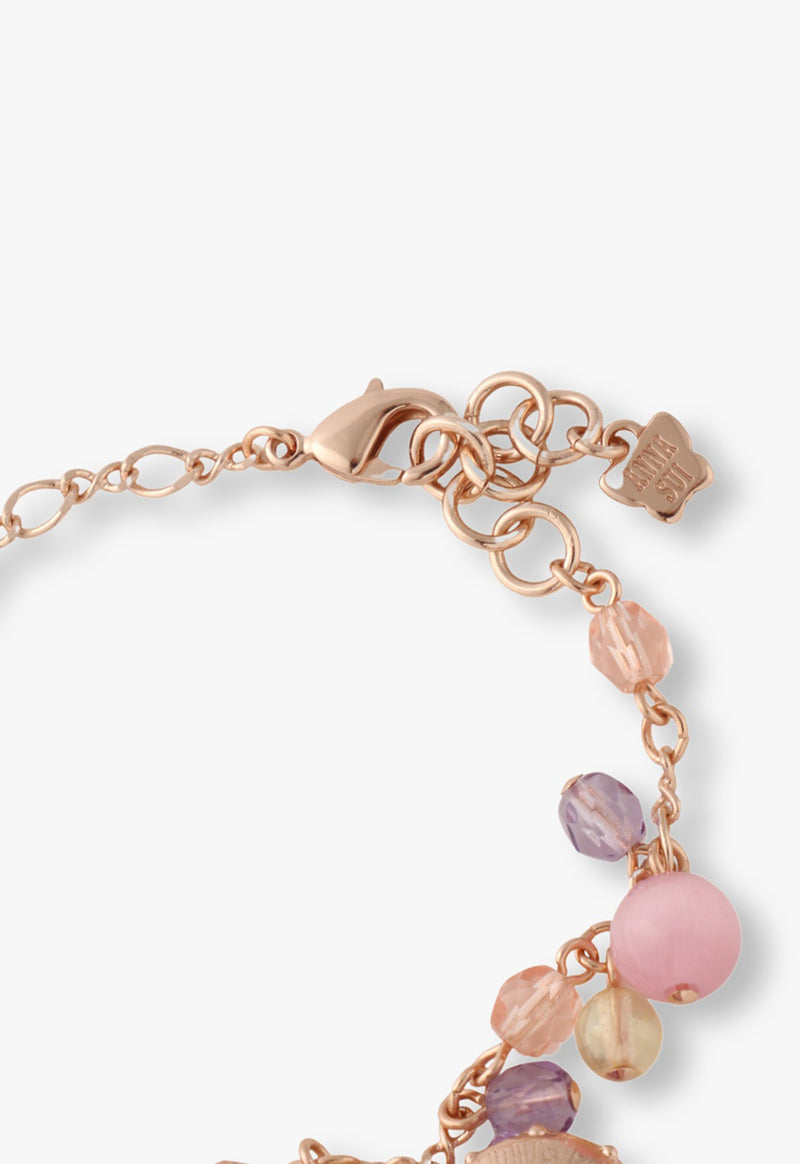 Peach motif bracelet