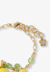 Lemon motif bracelet