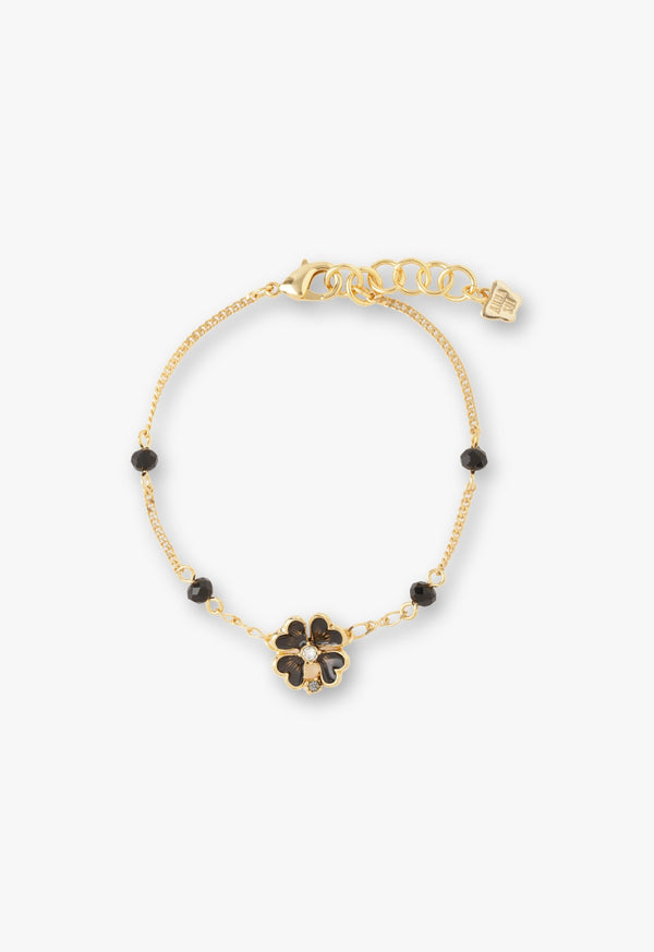 Clover motif bracelet