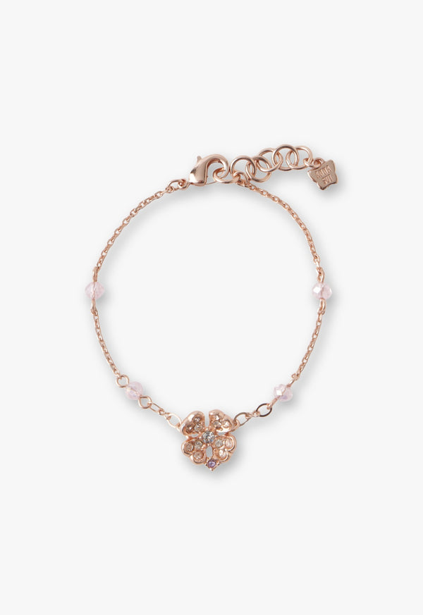 Clover motif bracelet