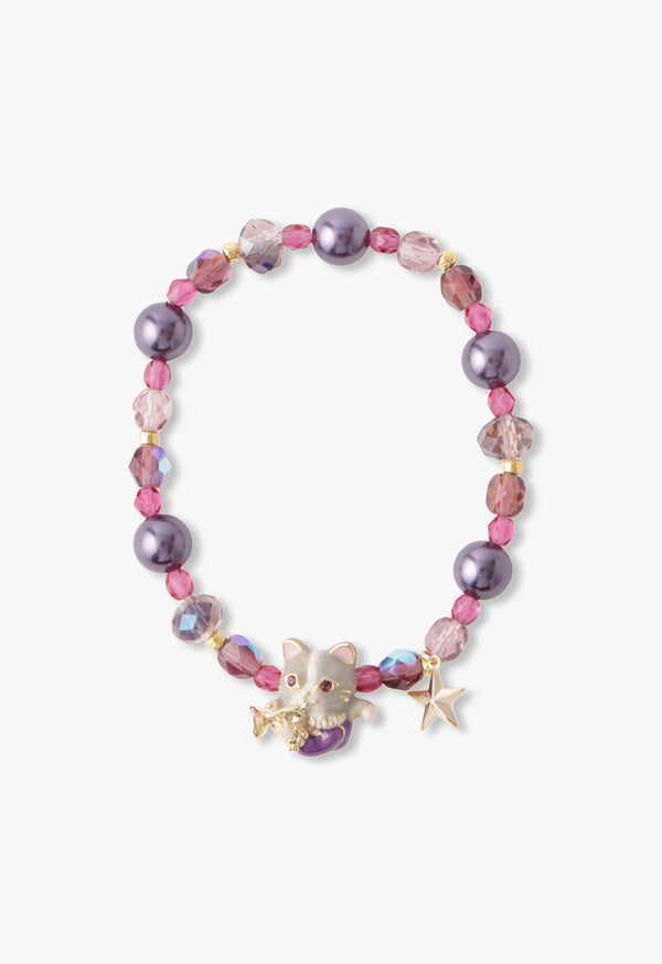 Cat motif bracelet