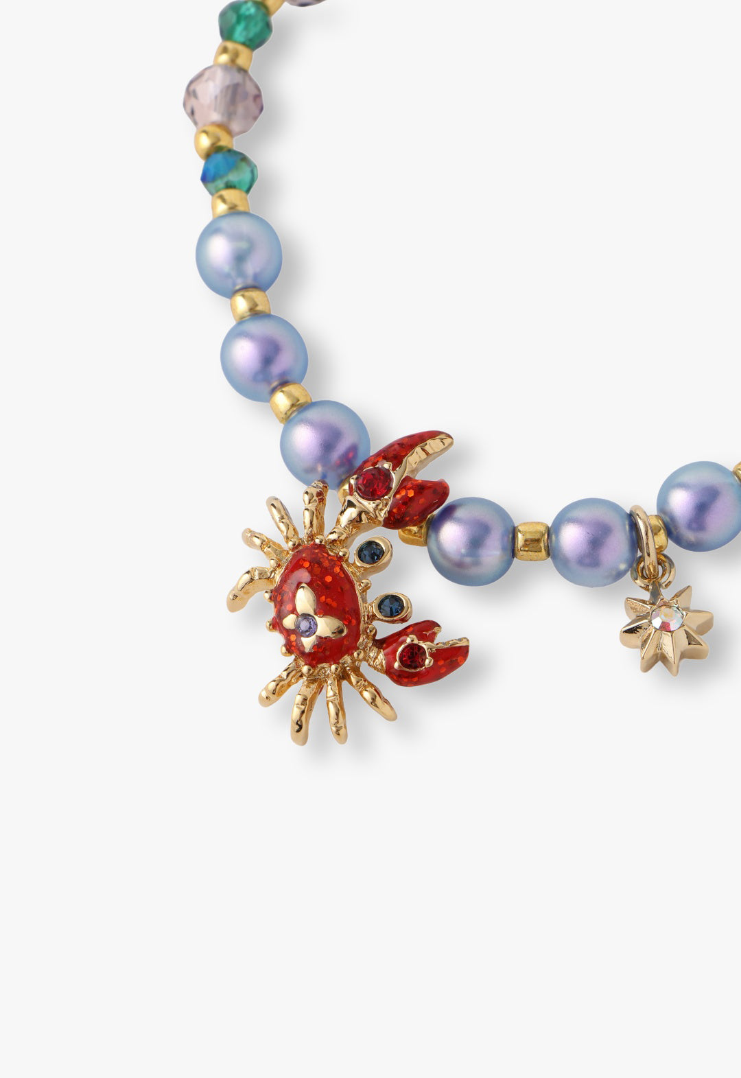 Crab motif bracelet