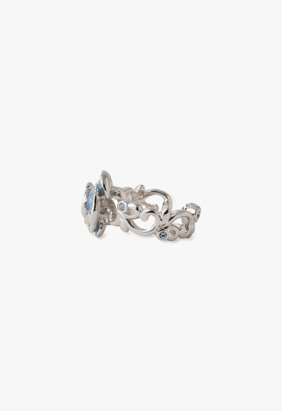 [Limited Edition BOX Item] Birthstone Color <June Moonstone> Necklace & Ear Cuff Set