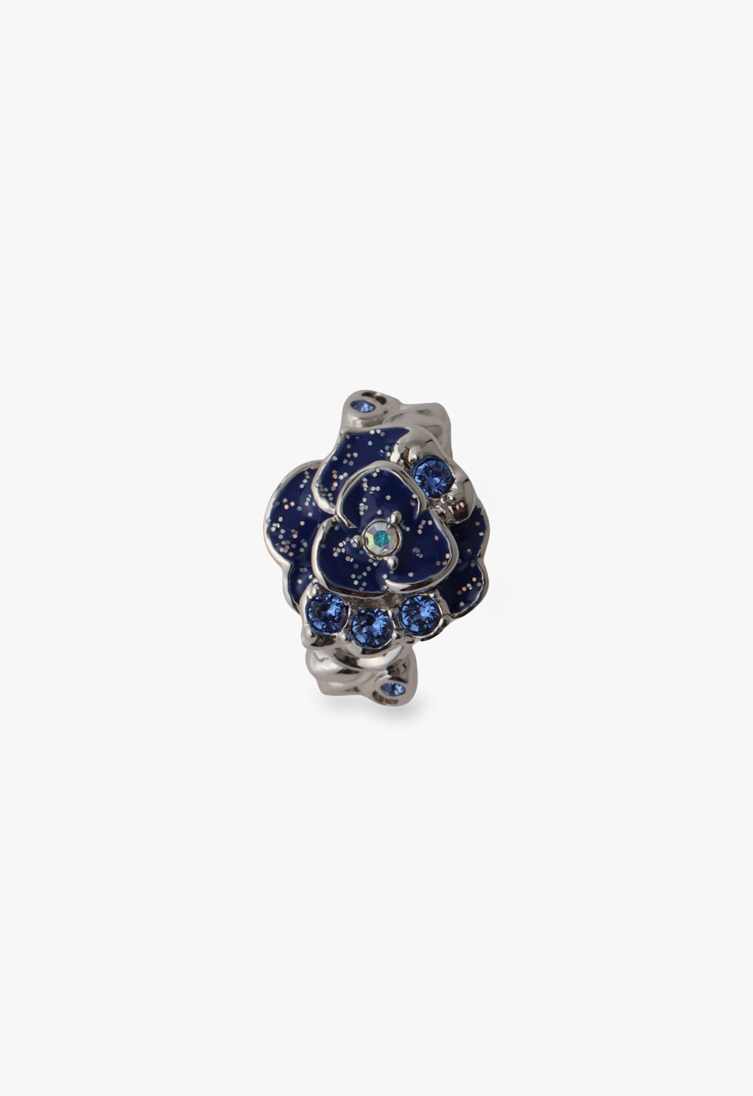 [Limited Edition BOX Item] Birthstone Color <September Sapphire> Necklace & Ear Cuff Set