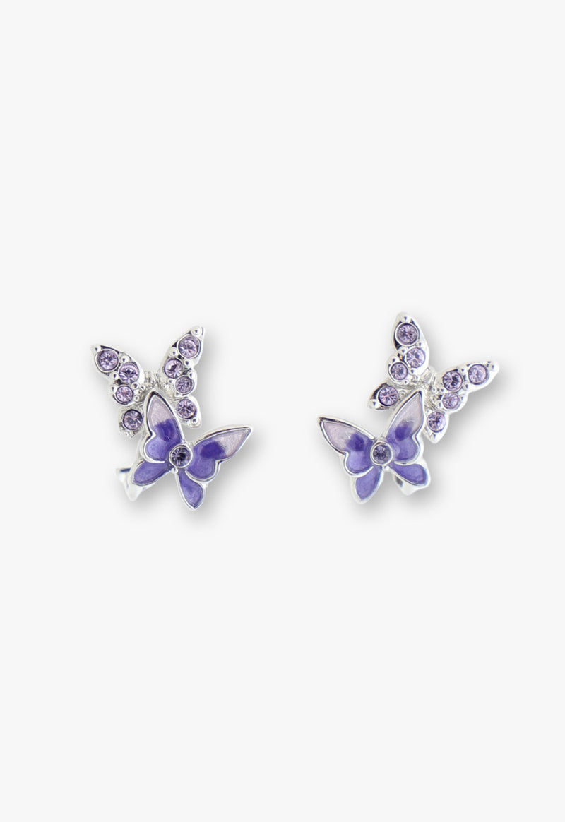 Butterfly Motif Earrings