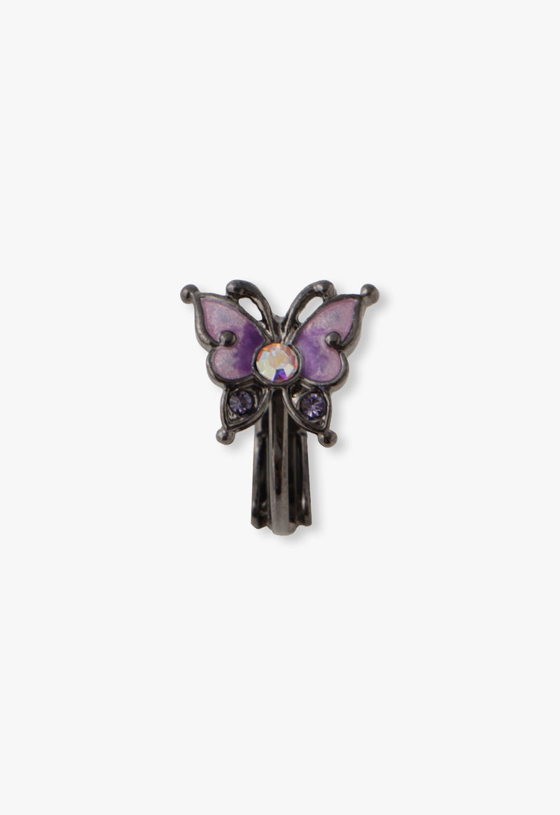 Butterfly unicorn motif earring