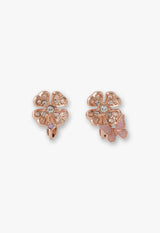 Clover motif earrings