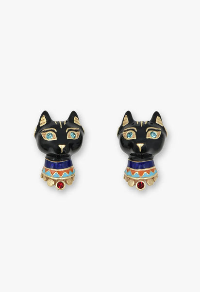 アナ スイ（ANNA SUI）エジプトキャットモチーフ イヤリング | ねこ 猫