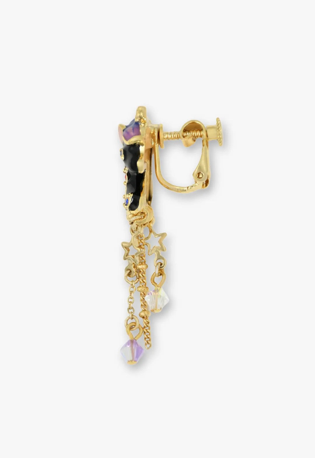 Unicorn motif earrings