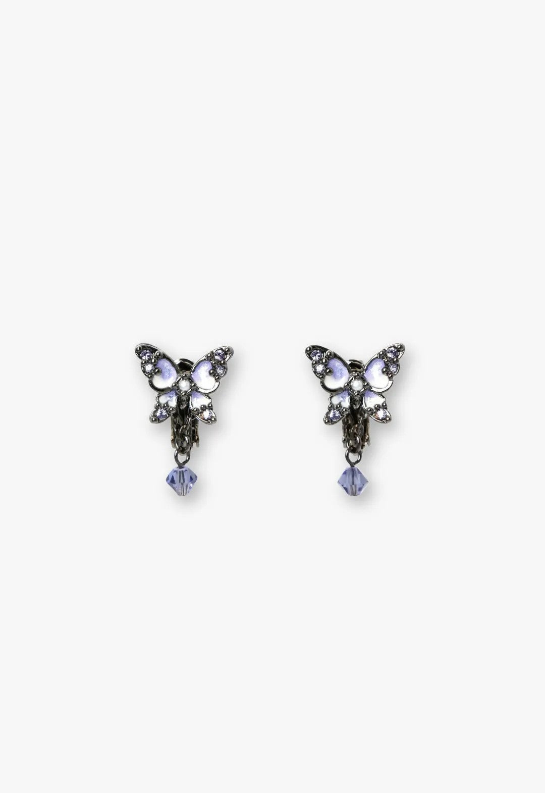 Butterfly motif earrings
