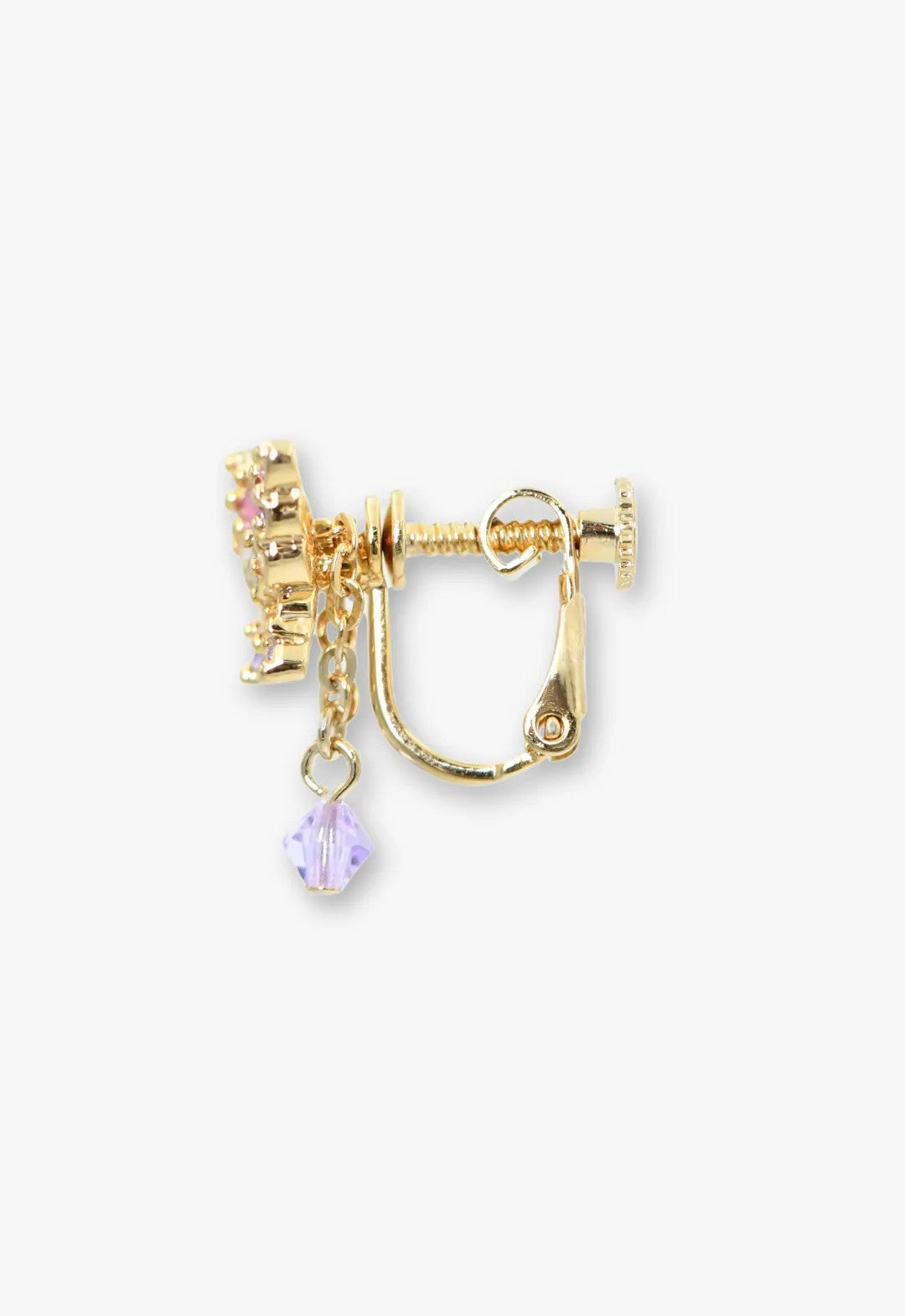 Butterfly motif earrings