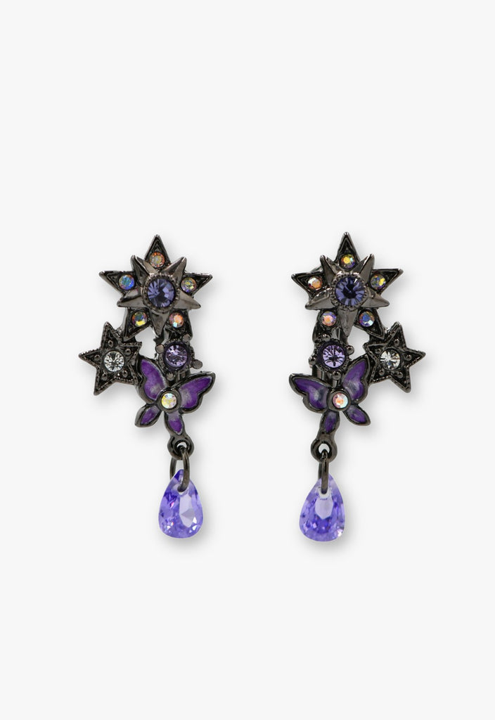 メタルスター イヤリング