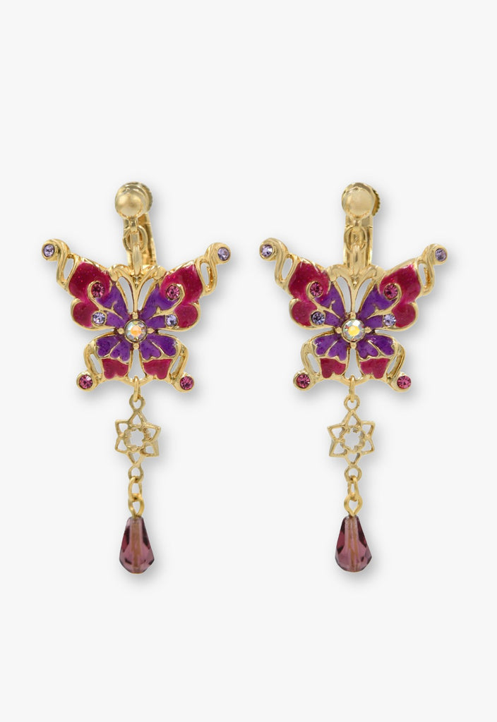 蝶モチーフ イヤリング