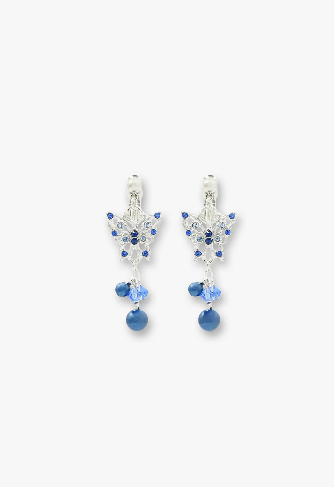 Butterfly motif earrings