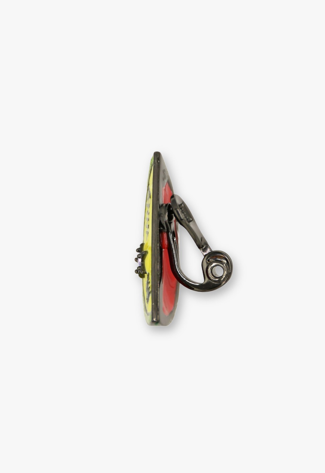 Watermelon motif earrings