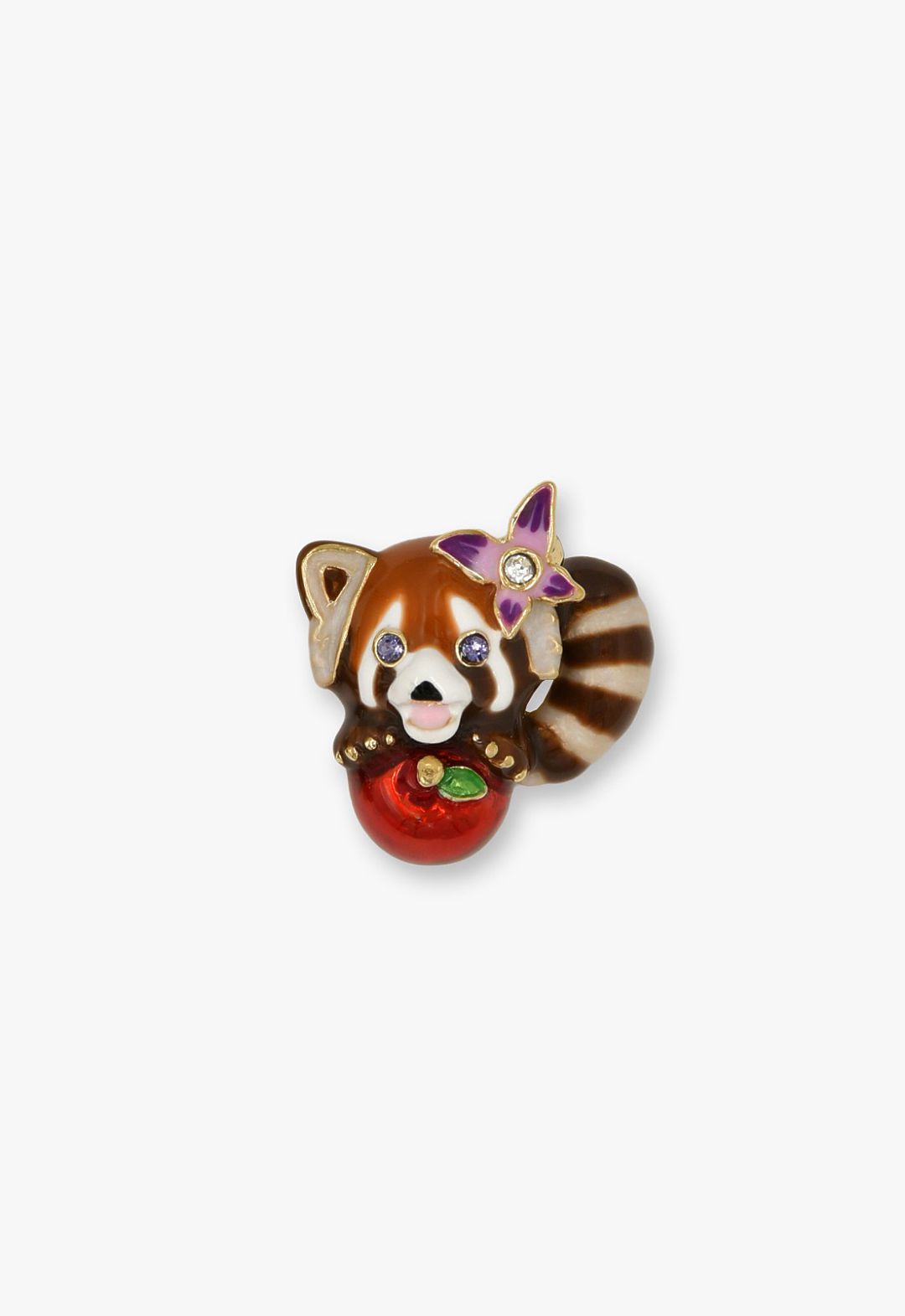 レッサーパンダモチーフ イヤリング
