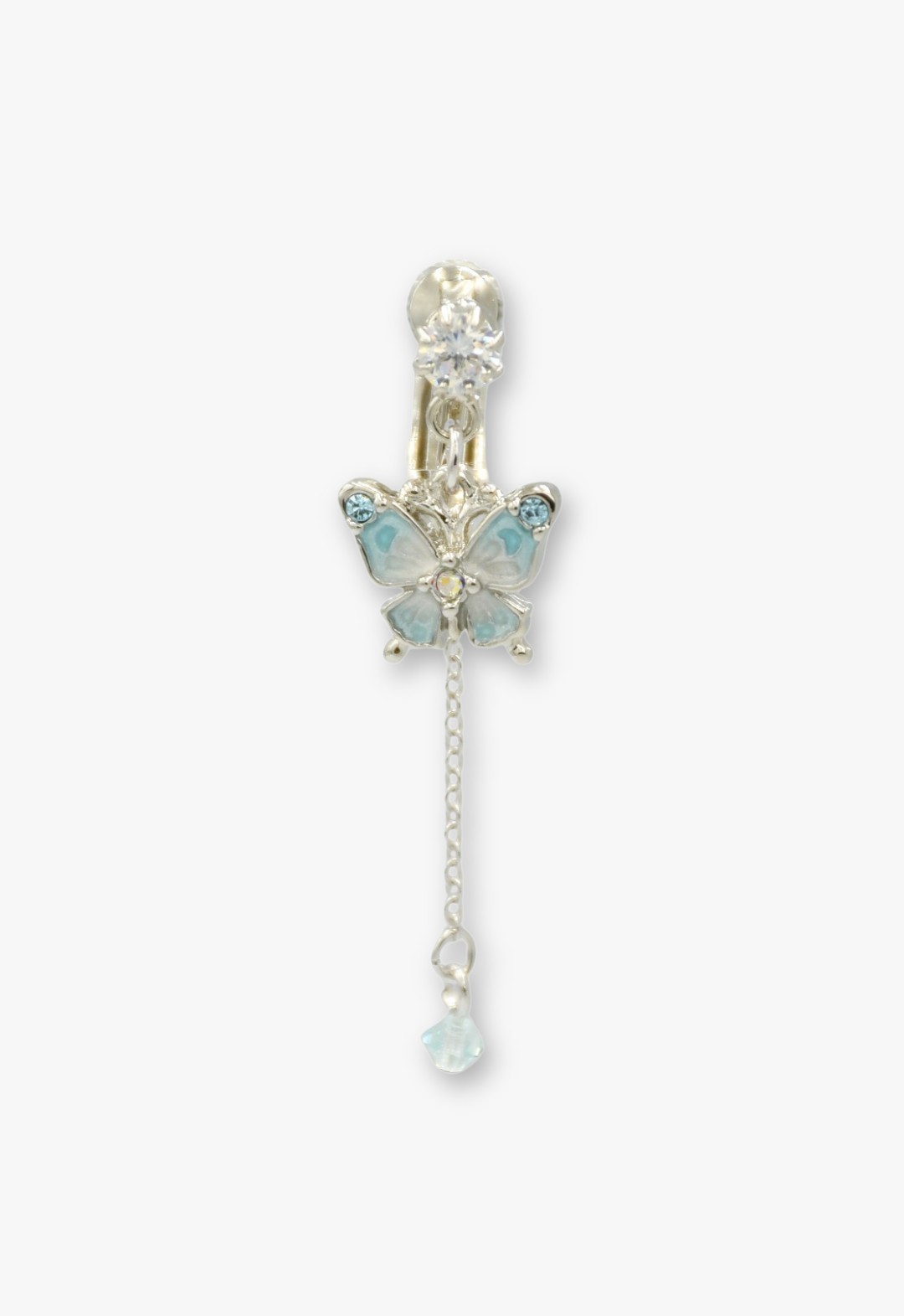 butterfly motif earrings
